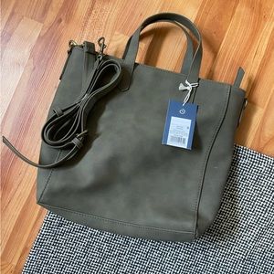 Olive Green Target mini tote purse